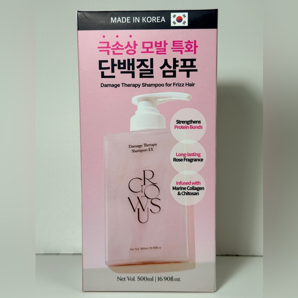 GROWUS Damage Therapy Shampoo - 16.9 fl oz size- NEW